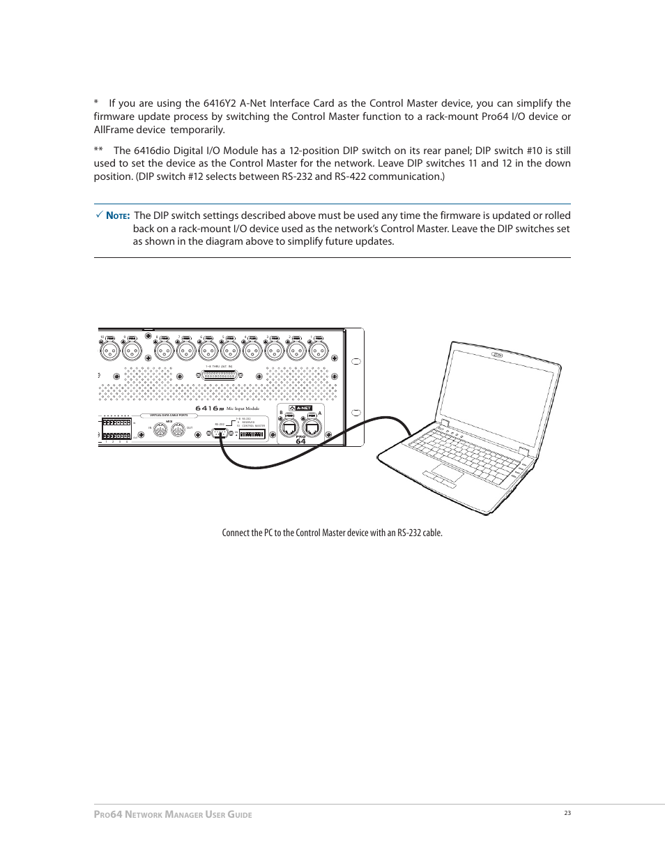 64 n | Aviom Pro64 Network Manager User Manual | Page 32 / 160