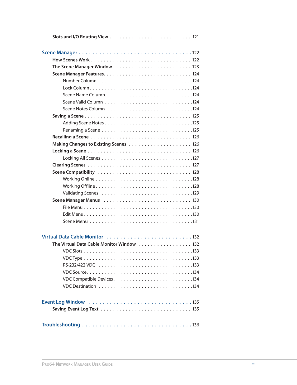 Aviom Pro64 Network Manager User Manual | Page 8 / 160