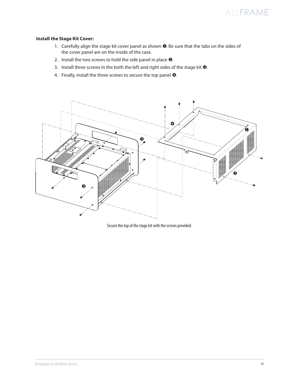 All frame | Aviom AllFrame User Manual | Page 32 / 111