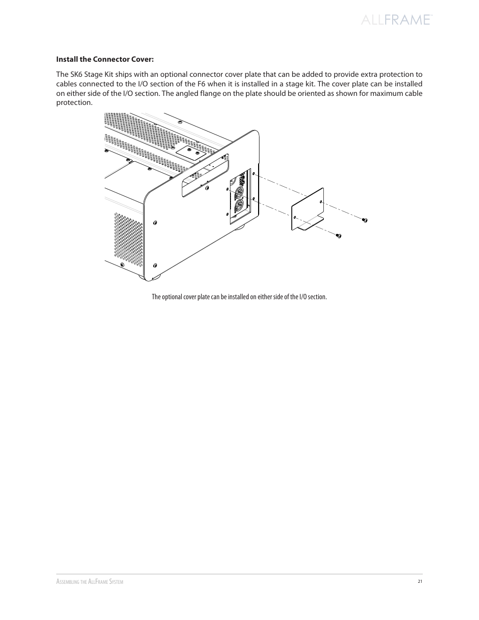 All frame | Aviom AllFrame User Manual | Page 33 / 111