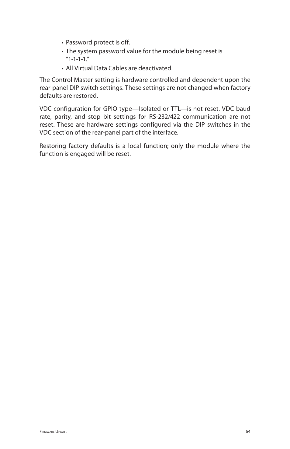 Aviom 6416dio User Manual | Page 74 / 113