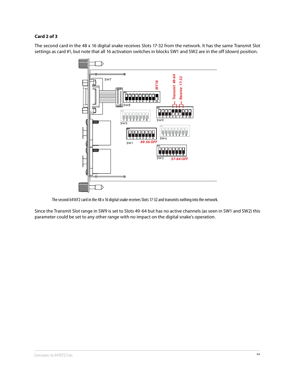 Aviom 6416Y2 User Manual | Page 54 / 92