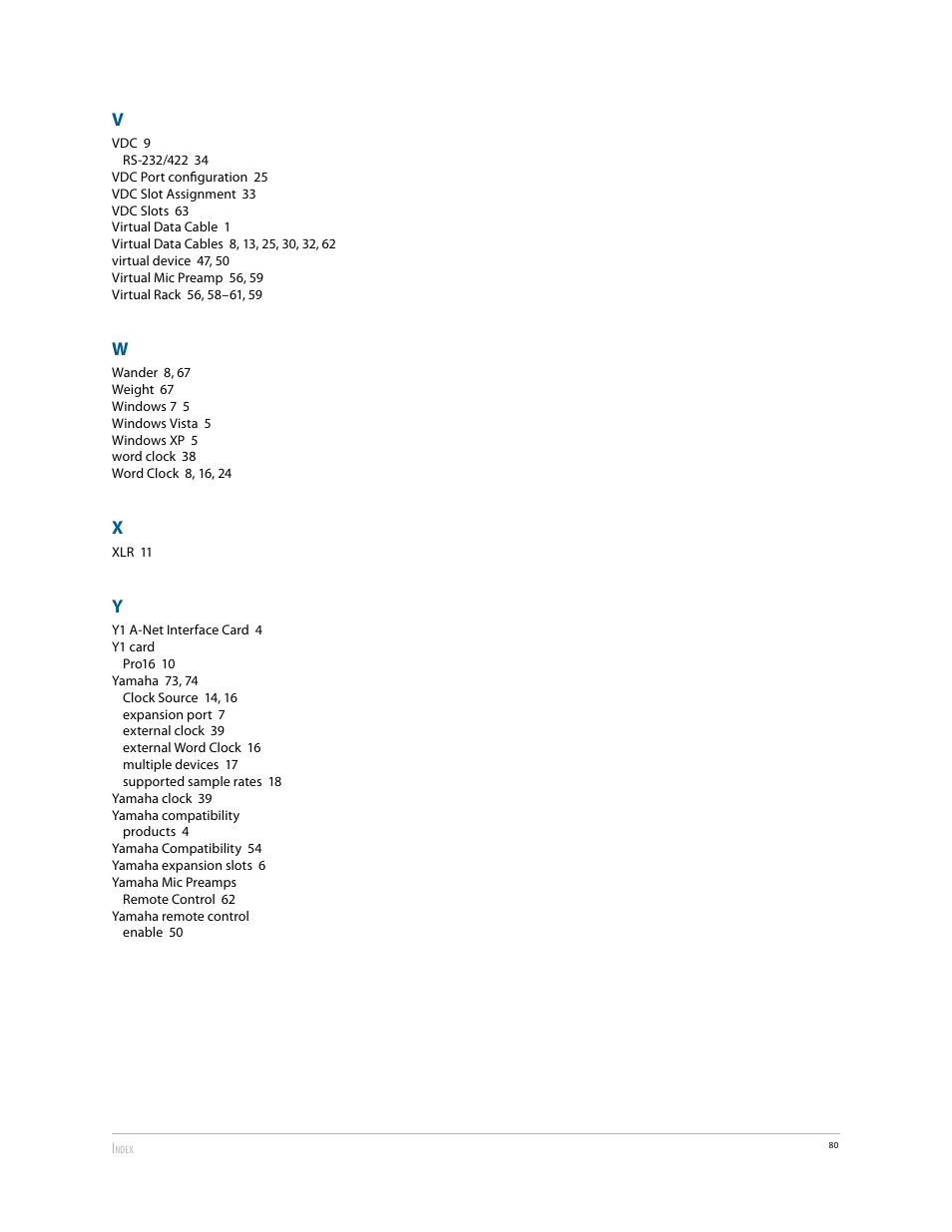 Aviom 6416Y2 User Manual | Page 90 / 92