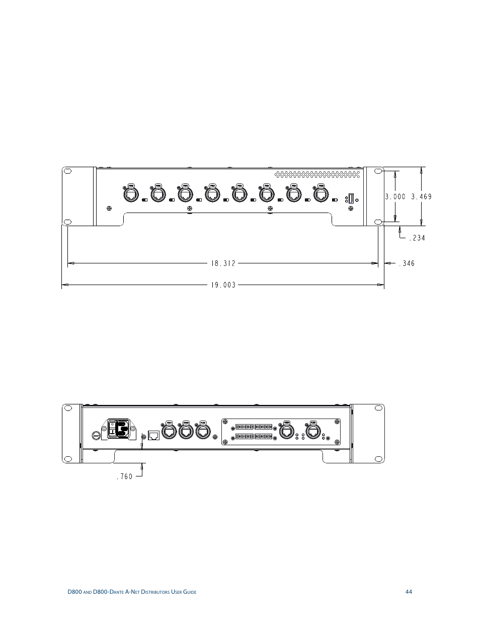 Aviom D800-Dante User Manual | Page 52 / 59