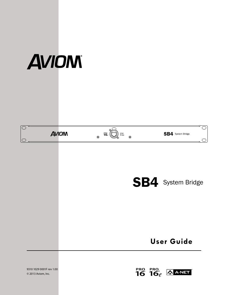 Aviom SB4 User Manual | 30 pages