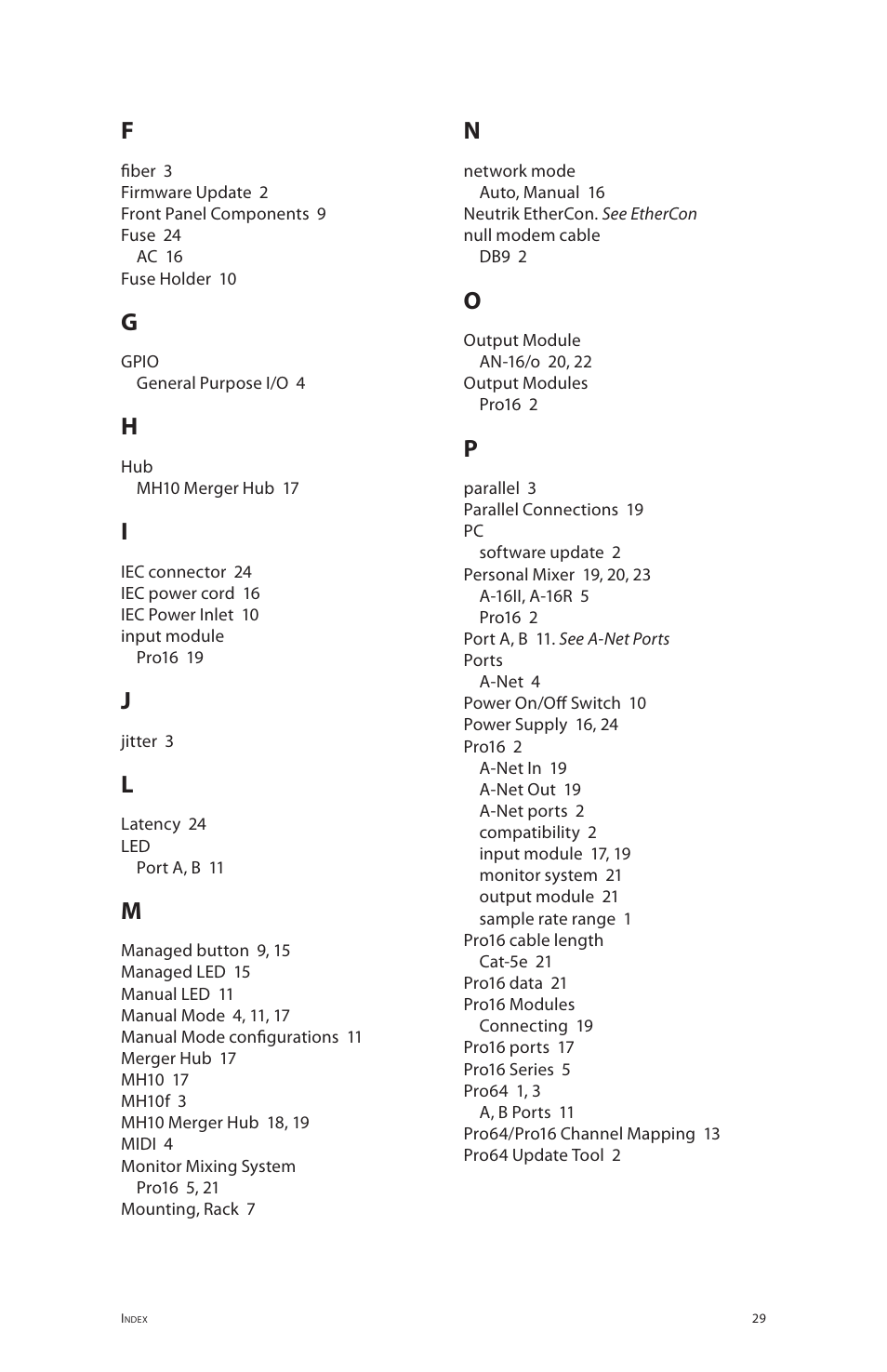 Aviom ASI User Manual | Page 37 / 40
