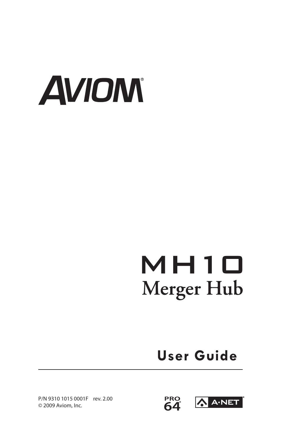 Aviom MH10f User Manual | 41 pages