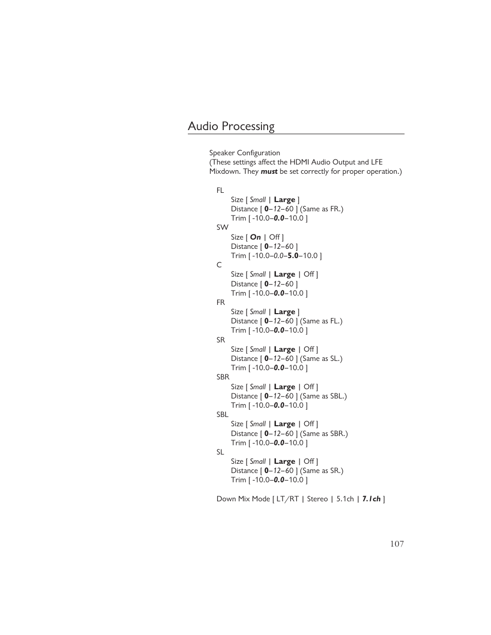 Audio processing | AYRE DX-5DSD User Manual | Page 109 / 128
