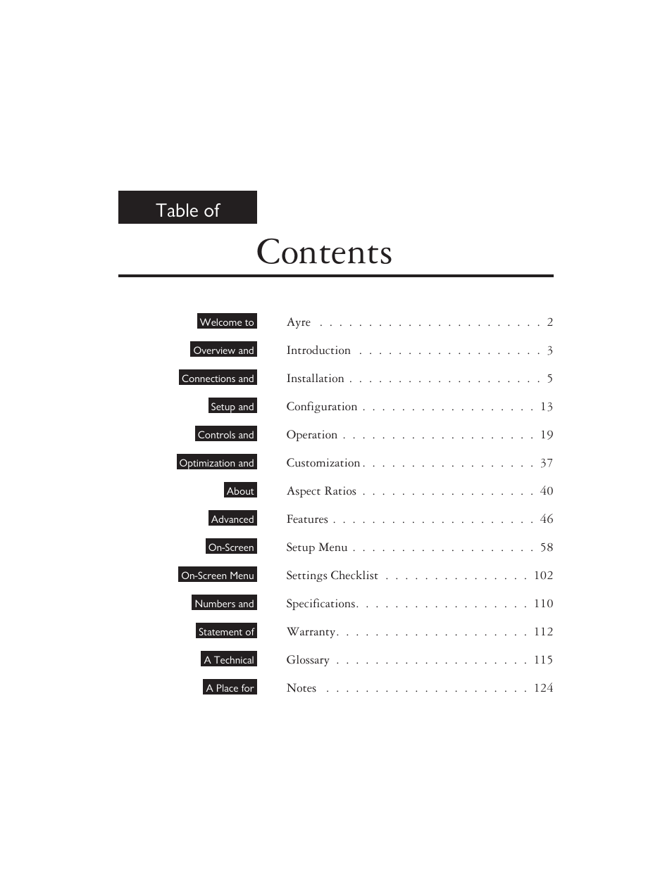 AYRE DX-5DSD User Manual | Page 3 / 128