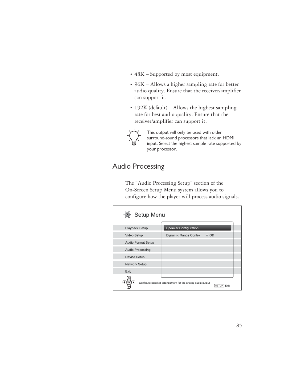 Audio processing | AYRE DX-5DSD User Manual | Page 87 / 128