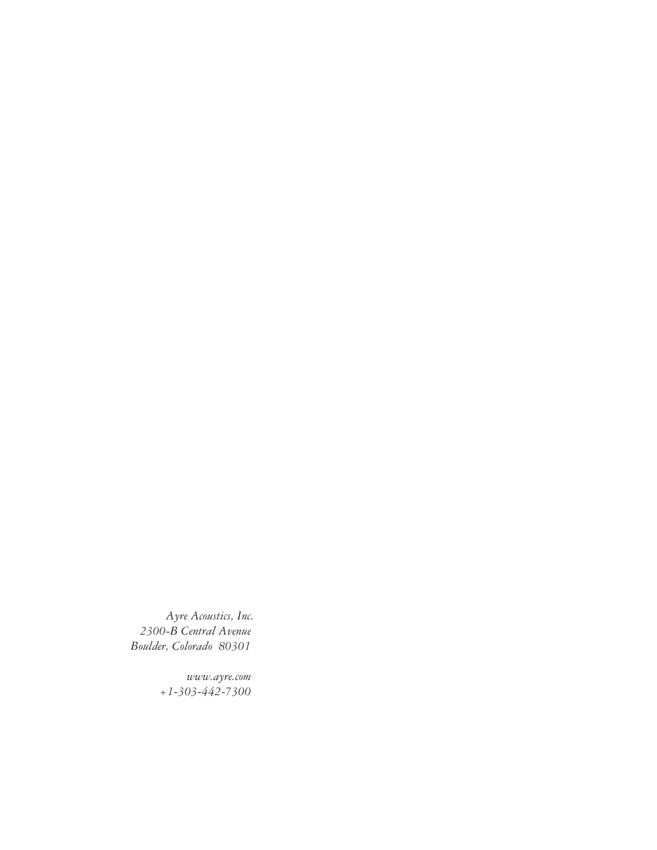 AYRE QA-9 User Manual | Page 24 / 24