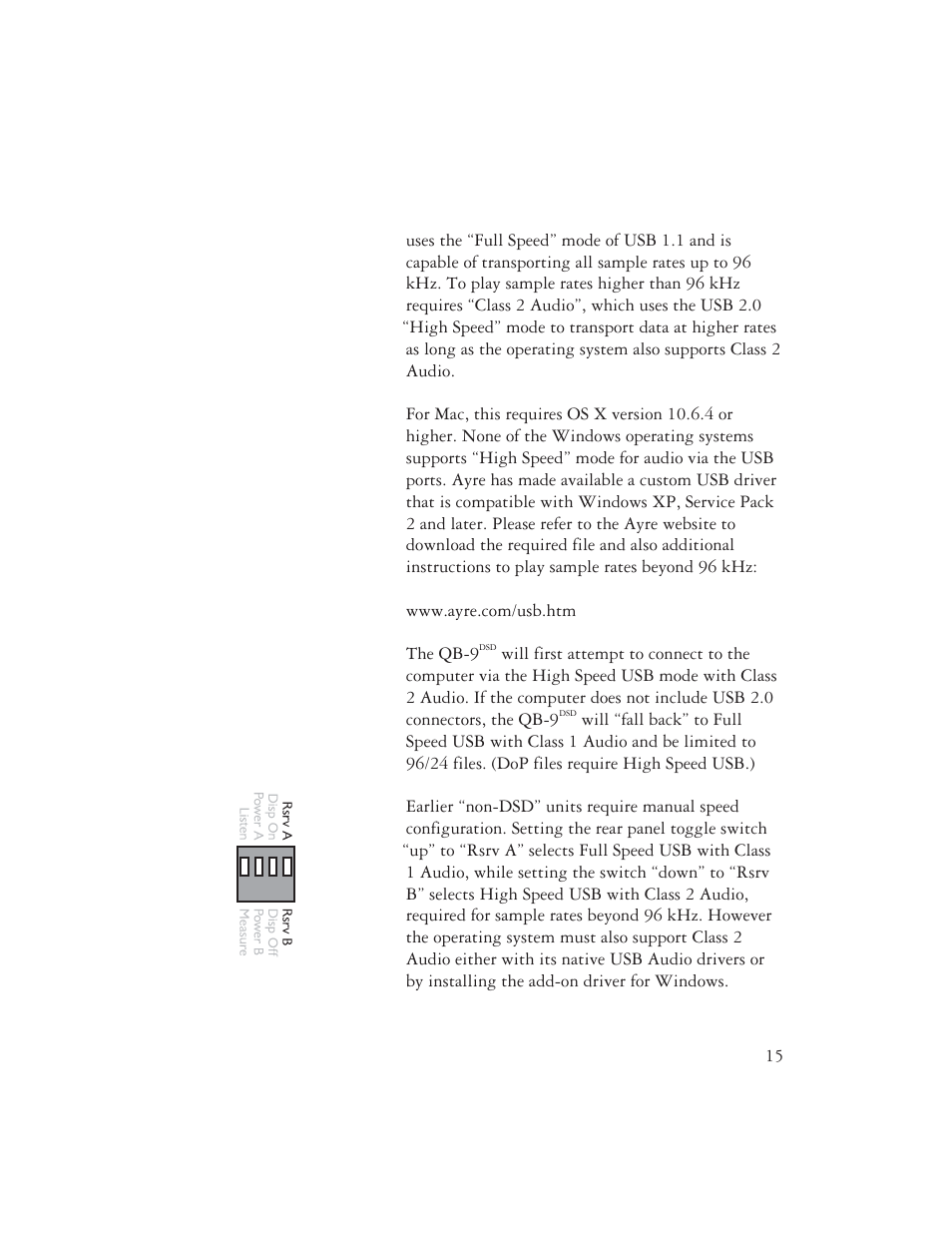 AYRE QB-9DSD User Manual | Page 17 / 24