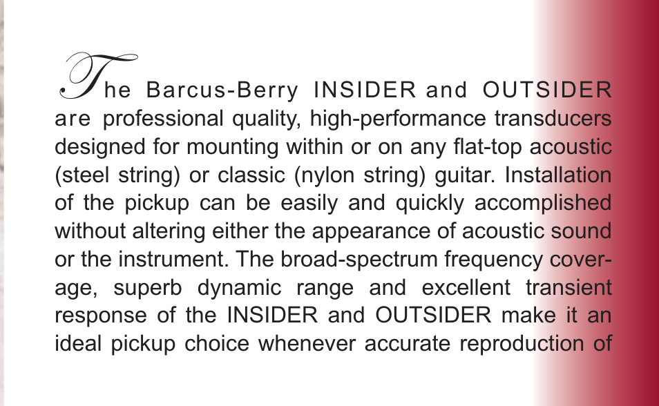 Barcus Berry 1457XL User Manual | Page 3 / 15