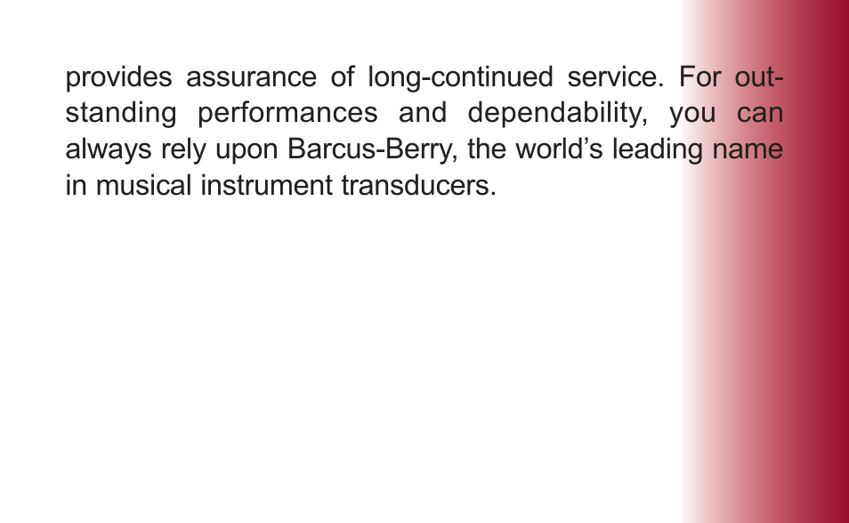 Barcus Berry 1457XL User Manual | Page 5 / 15