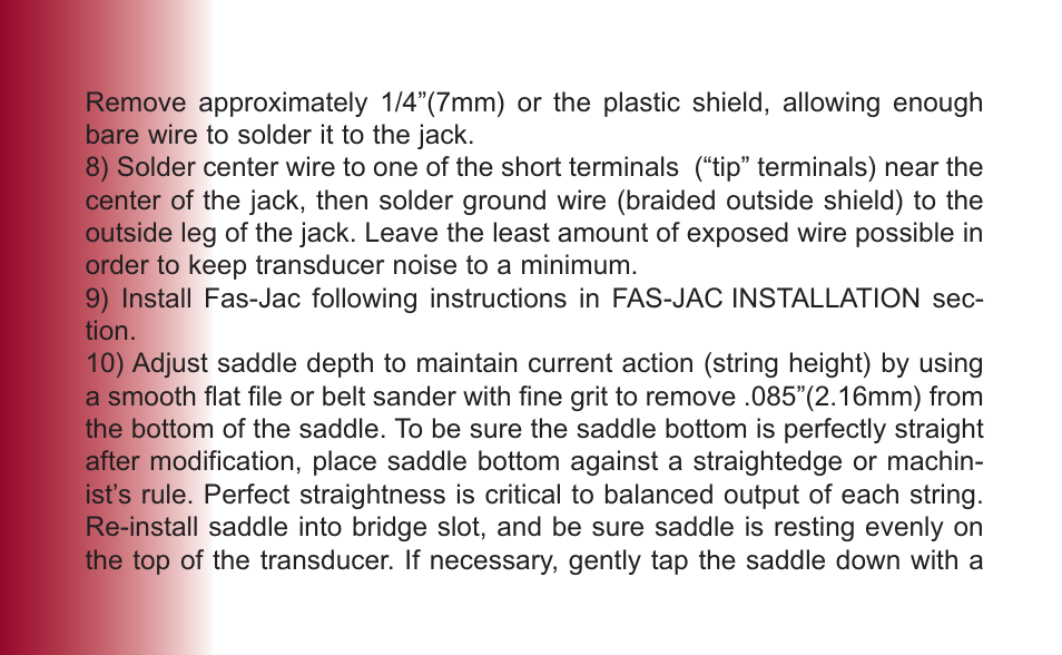 Barcus Berry 1460-N12 User Manual | Page 9 / 15