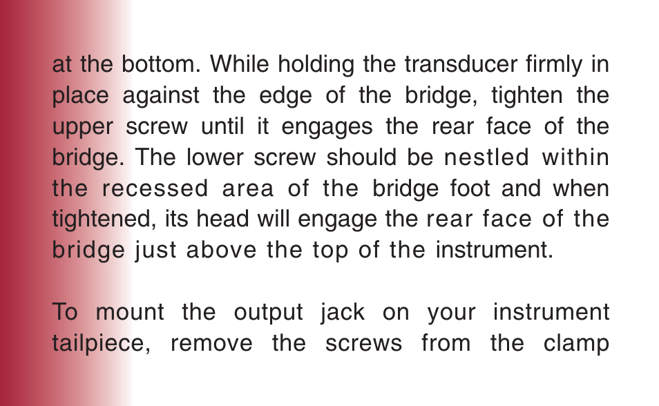 Barcus Berry 3100 User Manual | Page 7 / 11