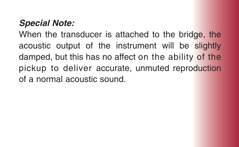 Barcus Berry 3100 User Manual | Page 9 / 11