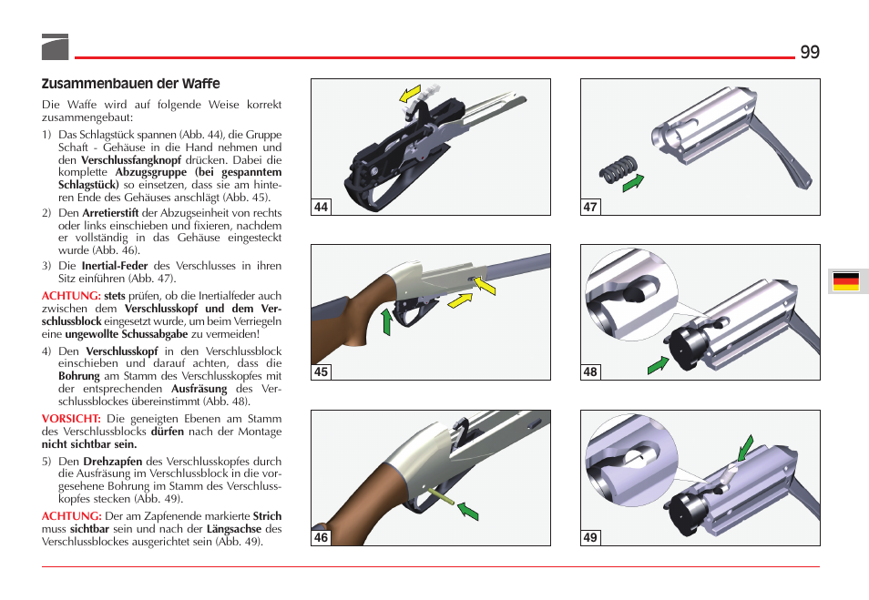 Benelli ETHOS Shotgun User Manual | Page 100 / 226