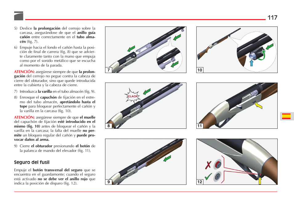 Benelli ETHOS Shotgun User Manual | Page 118 / 226