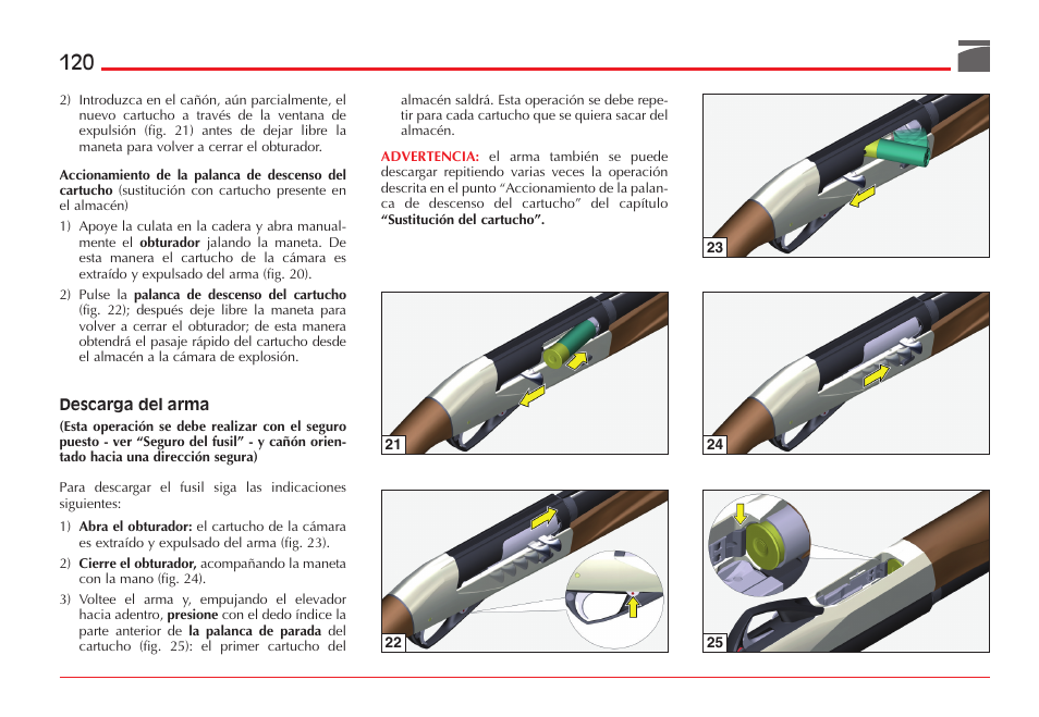 Benelli ETHOS Shotgun User Manual | Page 121 / 226