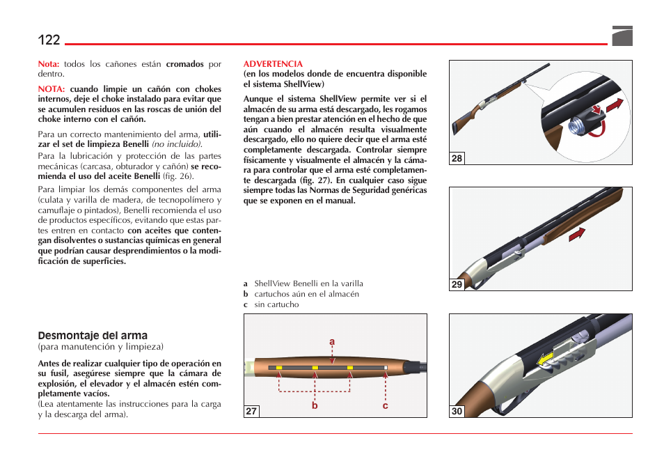 Benelli ETHOS Shotgun User Manual | Page 123 / 226