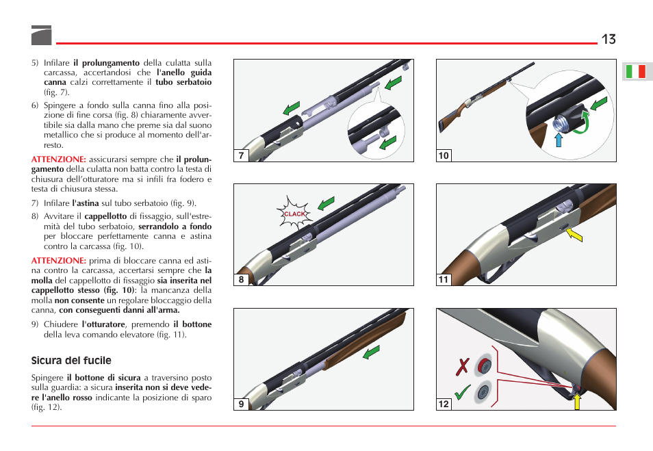 Benelli ETHOS Shotgun User Manual | Page 14 / 226