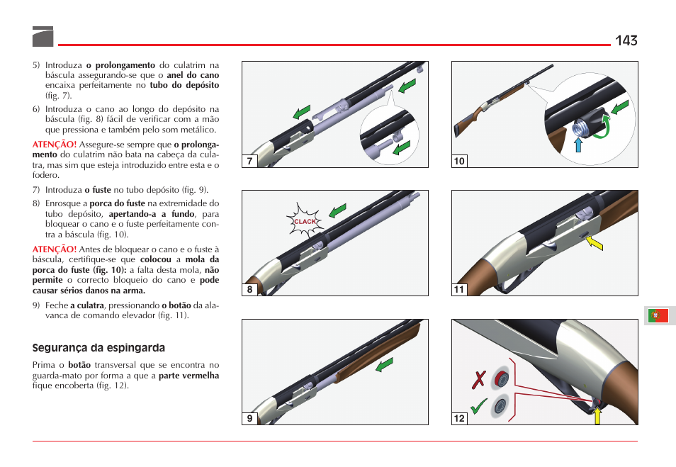 Benelli ETHOS Shotgun User Manual | Page 144 / 226