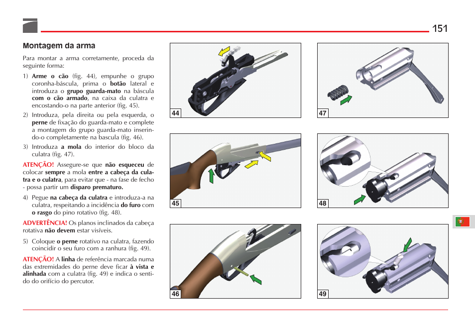 Benelli ETHOS Shotgun User Manual | Page 152 / 226