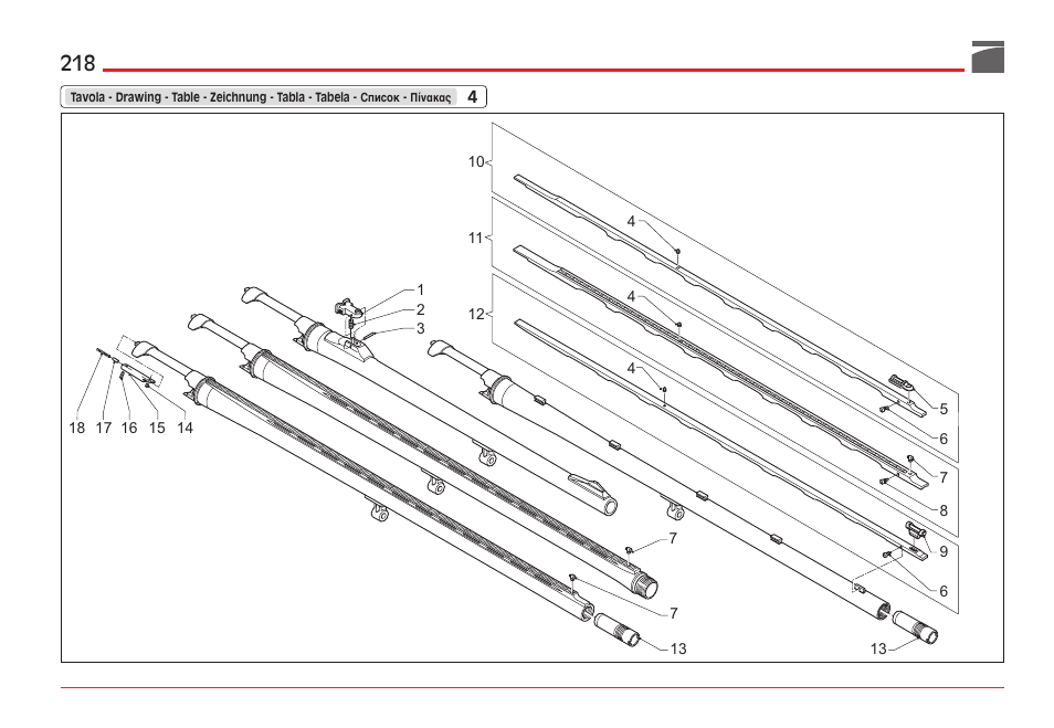 Benelli ETHOS Shotgun User Manual | Page 219 / 226