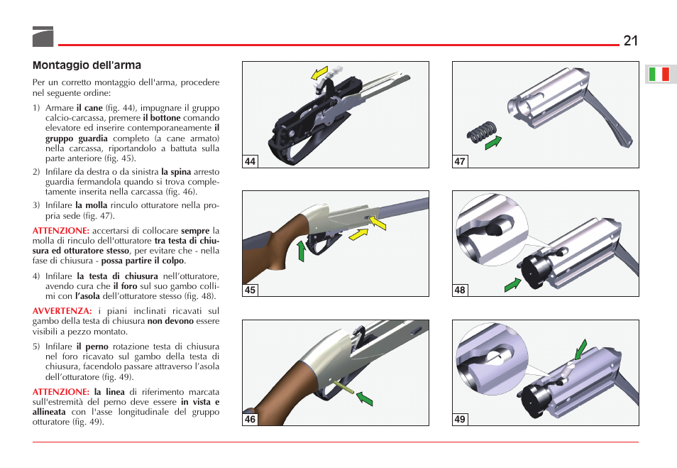 Benelli ETHOS Shotgun User Manual | Page 22 / 226