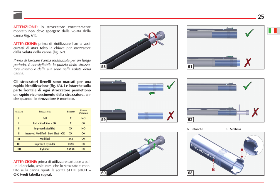 Benelli ETHOS Shotgun User Manual | Page 26 / 226