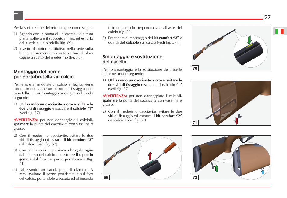 Benelli ETHOS Shotgun User Manual | Page 28 / 226