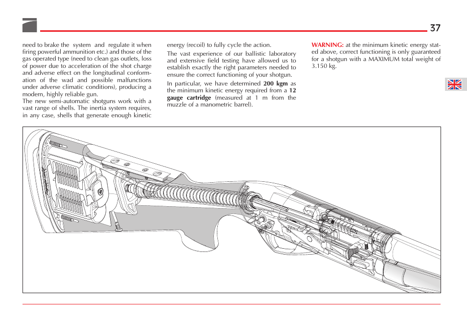 Benelli ETHOS Shotgun User Manual | Page 38 / 226