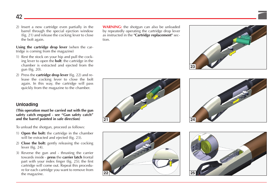 Benelli ETHOS Shotgun User Manual | Page 43 / 226