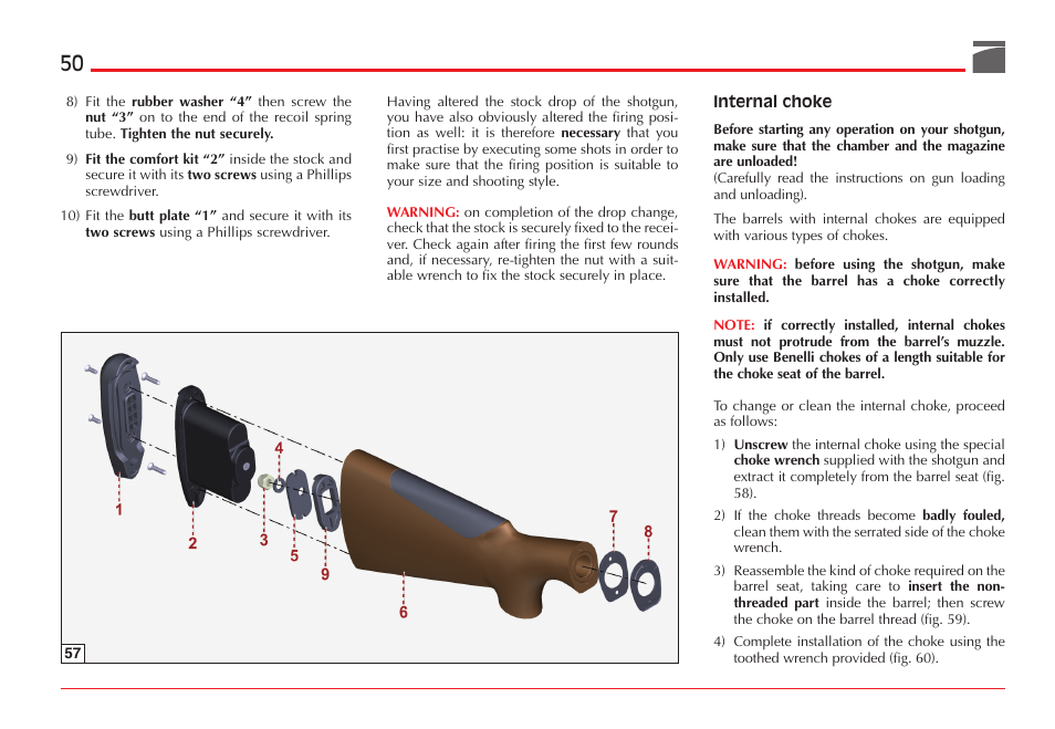 Benelli ETHOS Shotgun User Manual | Page 51 / 226