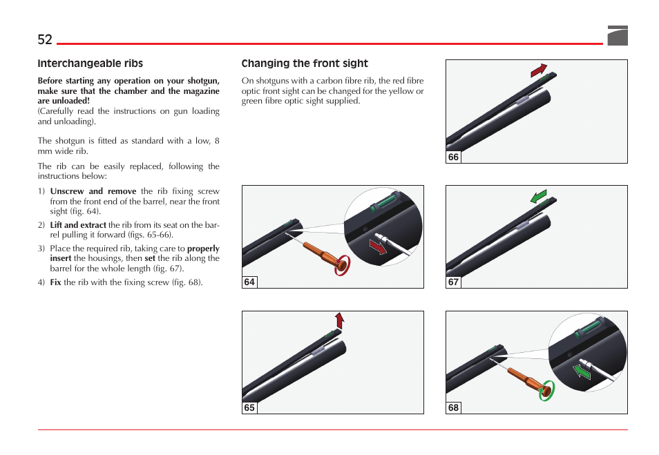 Benelli ETHOS Shotgun User Manual | Page 53 / 226