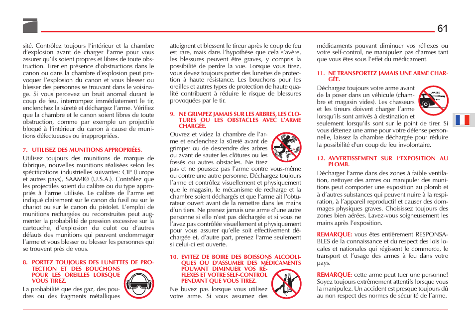 Benelli ETHOS Shotgun User Manual | Page 62 / 226