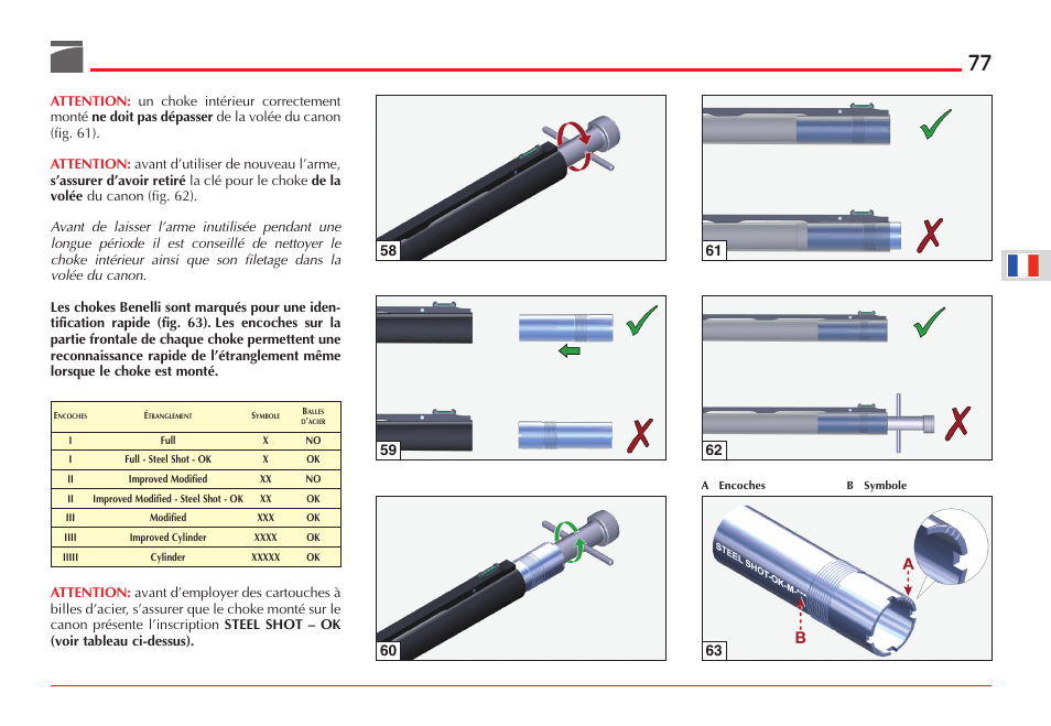 Benelli ETHOS Shotgun User Manual | Page 78 / 226