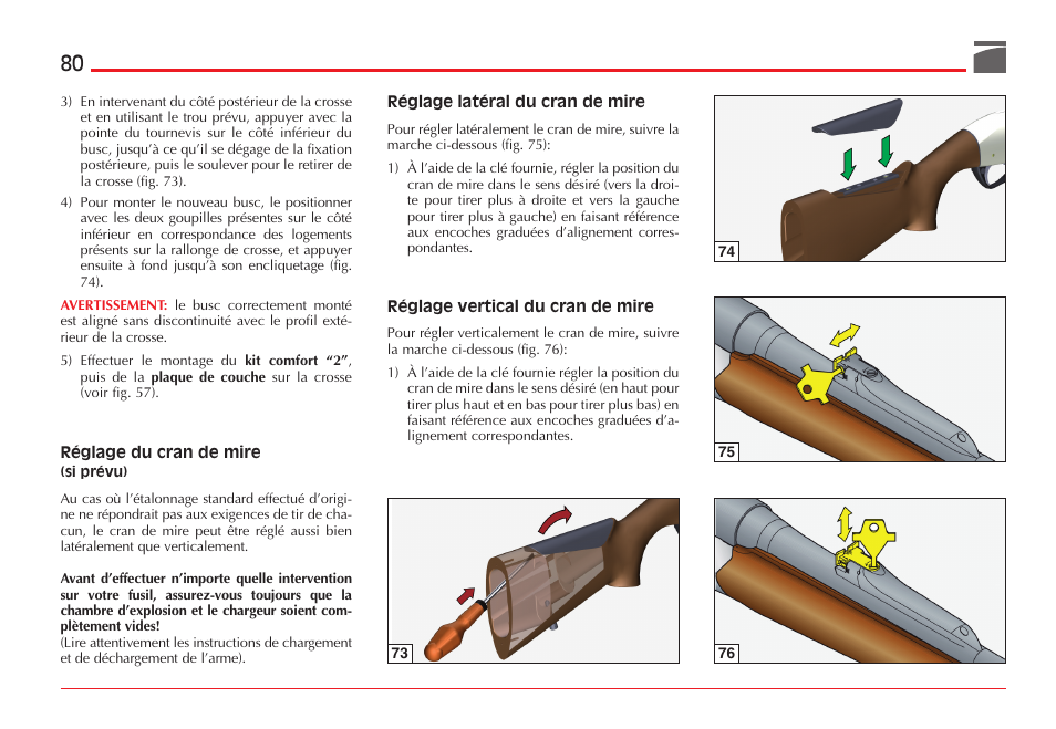 Benelli ETHOS Shotgun User Manual | Page 81 / 226