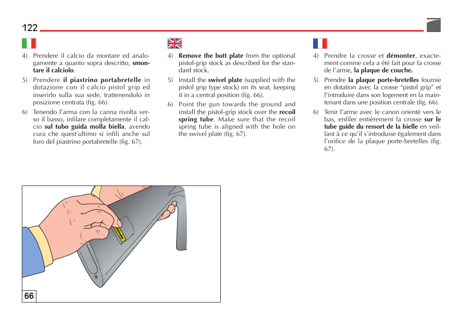 Benelli Performance Shop M2 3-Gun Edition User Manual | Page 123 / 170