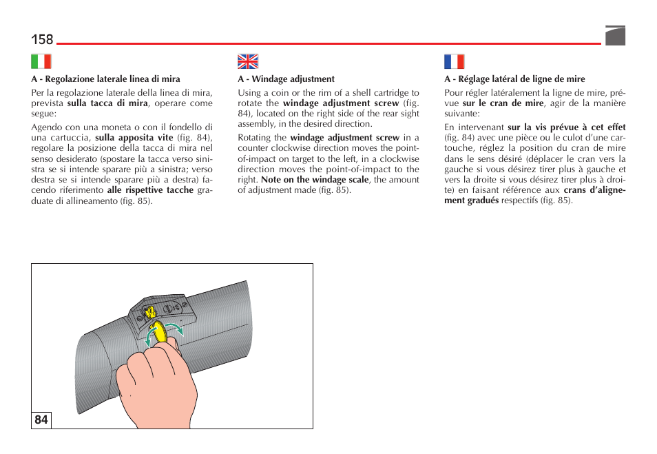 Benelli Performance Shop M2 3-Gun Edition User Manual | Page 159 / 170