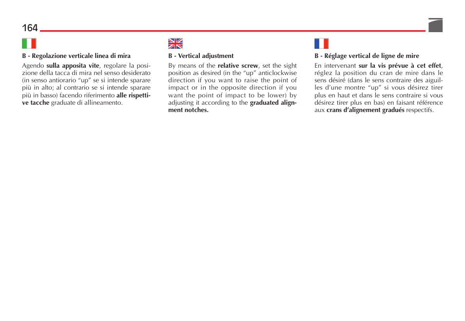 Benelli Performance Shop M2 3-Gun Edition User Manual | Page 165 / 170