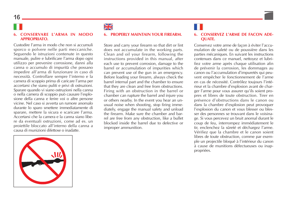Benelli Performance Shop M2 3-Gun Edition User Manual | Page 17 / 170
