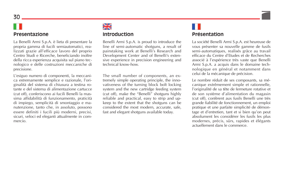 Benelli Performance Shop M2 3-Gun Edition User Manual | Page 31 / 170