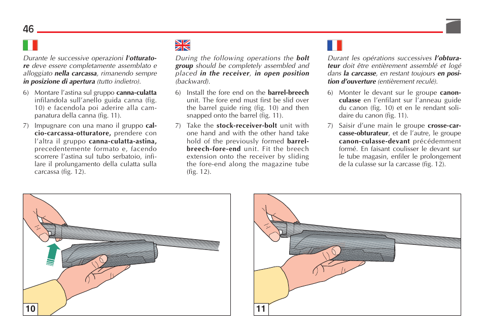 Benelli Performance Shop M2 3-Gun Edition User Manual | Page 47 / 170