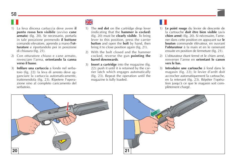 Benelli Performance Shop M2 3-Gun Edition User Manual | Page 59 / 170