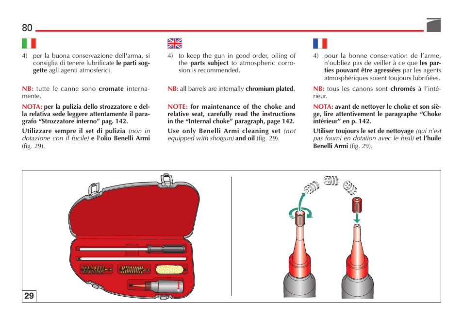 Benelli Performance Shop M2 3-Gun Edition User Manual | Page 81 / 170