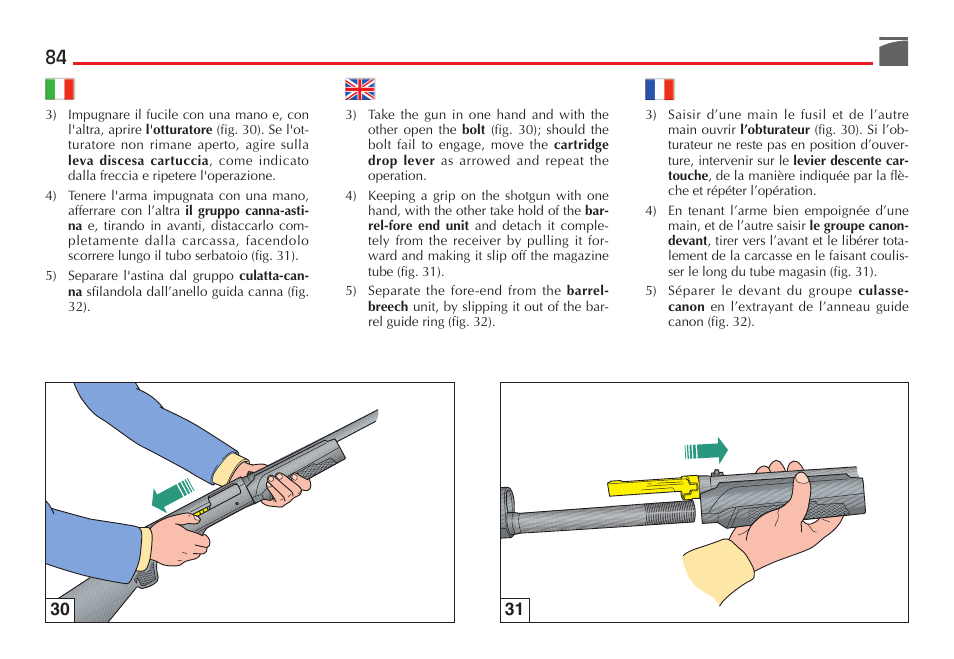 Benelli Performance Shop M2 3-Gun Edition User Manual | Page 85 / 170