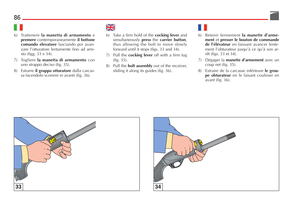 Benelli Performance Shop M2 3-Gun Edition User Manual | Page 87 / 170