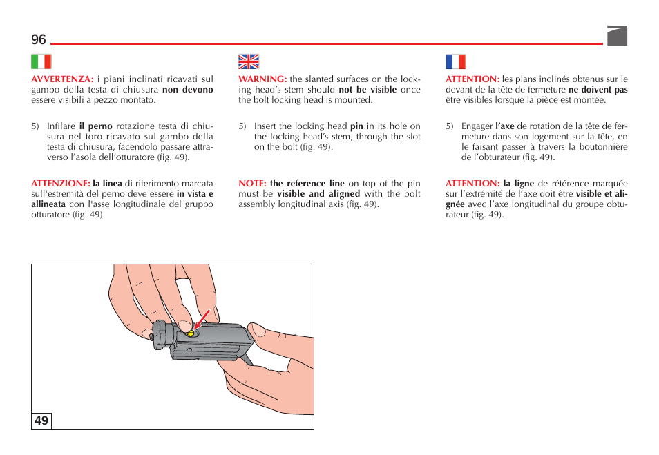 Benelli Performance Shop M2 3-Gun Edition User Manual | Page 97 / 170
